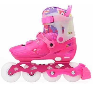 Детские Раздвижные Ролики Flying Eagle L8 pink